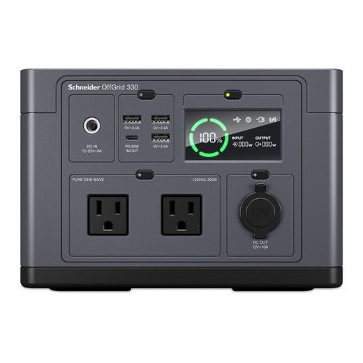 APC by Schneider Electric Schneider Offgrid Portable Power Station 330 120V 332W