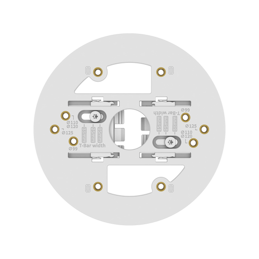 Hanwha SBP-140CMT Tile Grid Ceiling Mount flat