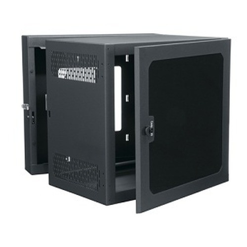 Middle Atlantic 4ft. (26 Rack Units) Cablesafe Data Wall Cabinet 36in. Deep Centered Rail 4in. Deep Plexi Door Black Finish ***Drop Ship Only***