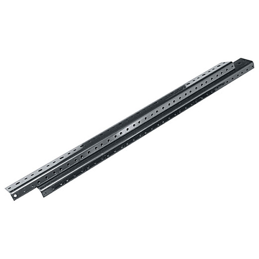 Middle Atlantic 26 Rack Units Centered CWR Series Additional Rackrail 12-24 Steel Black - CWR-RR26