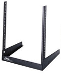 Middle Atlantic Desktop Rail Rack DR Series DR-12 Steel Black Powder Coat finish