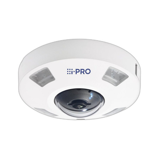 i-PRO WV-S4556LA (5MP) AI IR Fisheye Dome Outdoor Security IP Camera