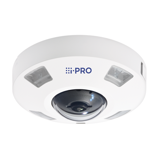 i-PRO WV-S4556LA 5MP AI IR Fisheye Dome Outdoor Camera