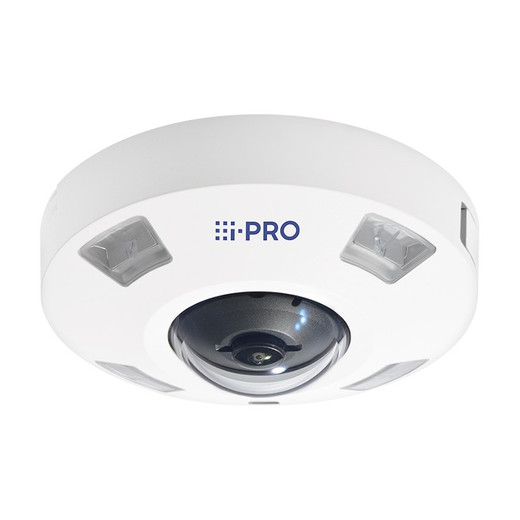 i-PRO WV-S4556LA 5MP AI IR Fisheye Dome Outdoor Camera