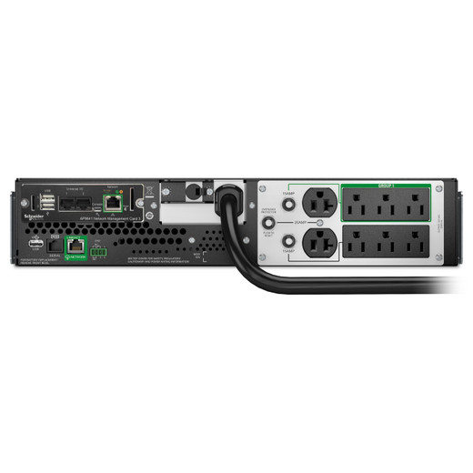 APC Smart-ups, Line Interactive, 3KVA, Lithium-ion, Rackmount 2U, 120V, 2X NEMA