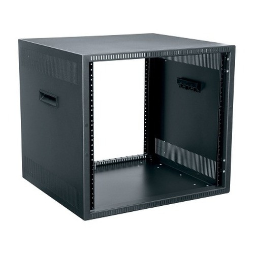 Middle Atlantic 10 Space 18 D no doors DTRK Series Rack DTRK-1018 Metallic Grey Powder Coat finish