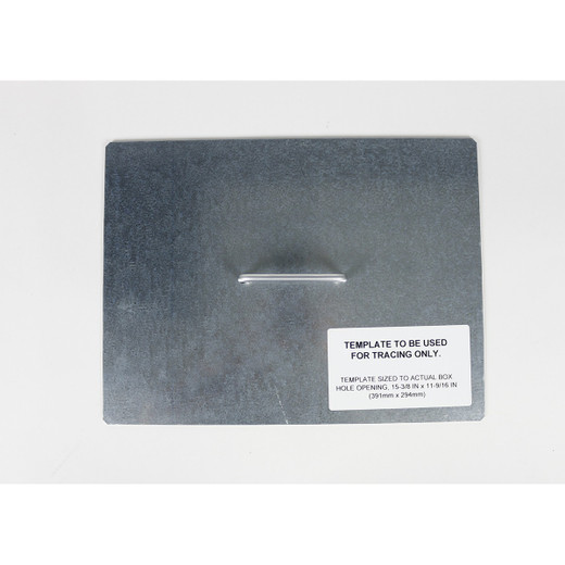 Middle Atlantic EFB BOX Hole CUT Template - EFB-TEMPLATE