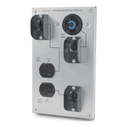 APC Smart-ups RT 208V 8/10KVA Backplate KIT W/ (2) 6-20R and (1) L6-30R - SURT012