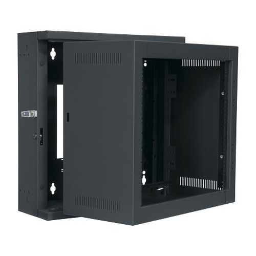 Middle Atlantic 10 Space 17in. Deep Econo Wallrack EWR Series Textured Black Powder Coat finish