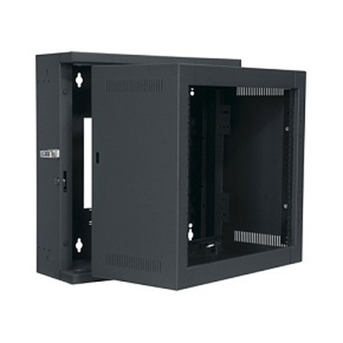 Middle Atlantic 12 Space Econo Wallrack Fits 15in. Deep Textured Black Powder Coat Finish