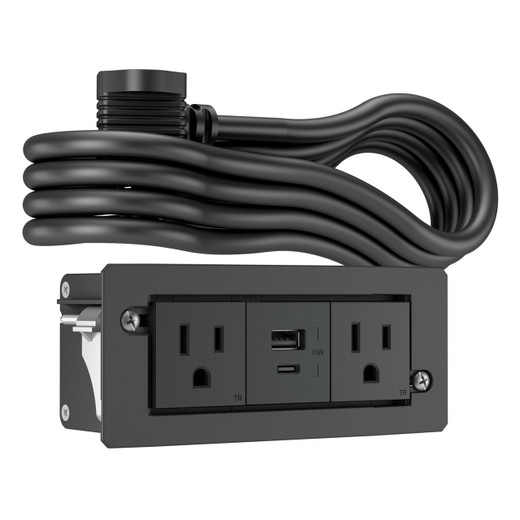Middle Atlantic Dash FPC 2OL 1 USB A/c Graphite - F3RUR6PRGC