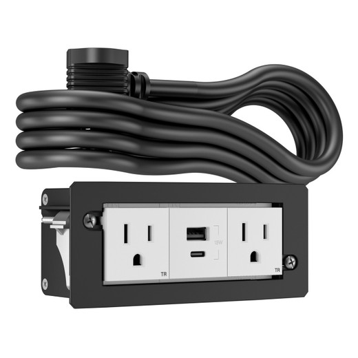 Middle Atlantic Dash FPC 2OL 1 USB A/c White - F3RUR6PRWC