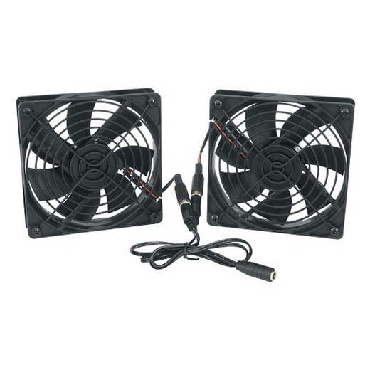 Middle Atlantic (2) 4 DC Fans W/control- 4.5 DC FAN KIT With Controller AT 138CFM; Fans RUN ONL