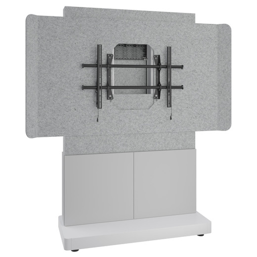Middle Atlantic Forum Free-standing 48(2-BAY) Display Stand for (1) 65 to 75 - FM-DS-4875FS-CA3B
