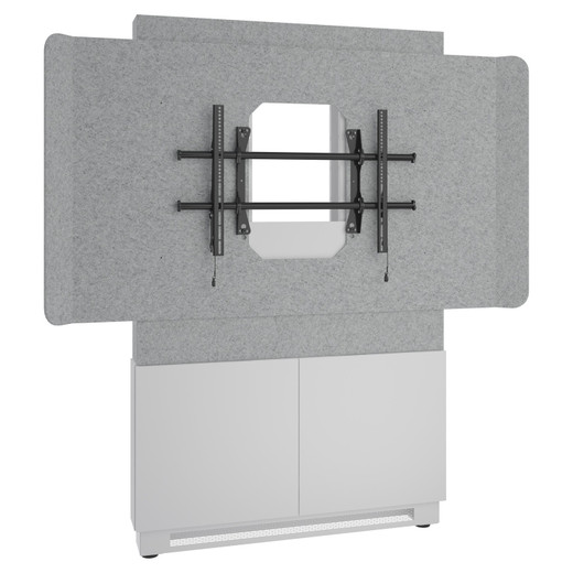 Middle Atlantic FRM Dstand 48WX75H Fltwall D8HPL WHT - FM-DS-4875FW-D8W