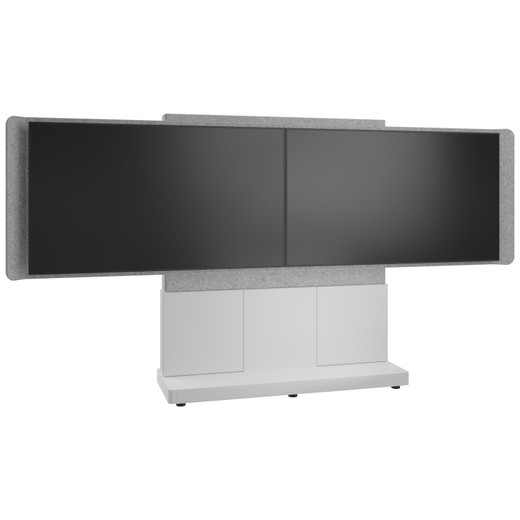 Middle Atlantic FRM Dstand 66WX75H Fstd D8HPL WHT - FM-DS-6675FS-D8W