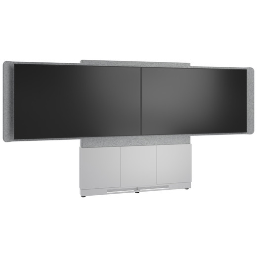 Middle Atlantic FRM Dstand 66WX75H Fltwall D5665 D8 WHT - FM-DS-6675FW-HD8W