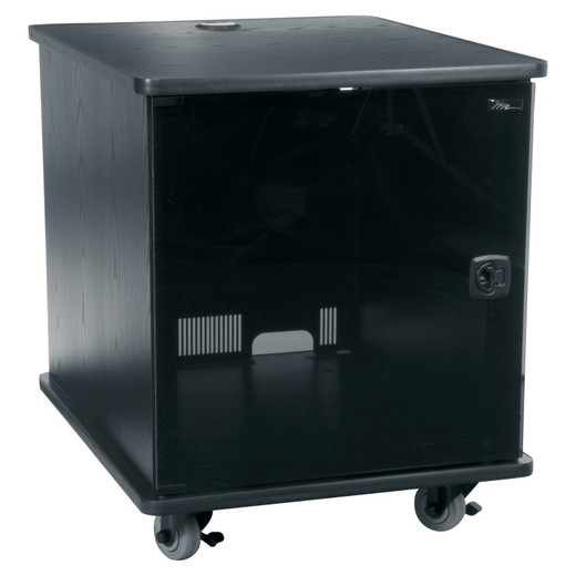 Middle Atlantic FM Rack 12RU 27D D8 LW SG Solid Door - FMR-1227D8WS