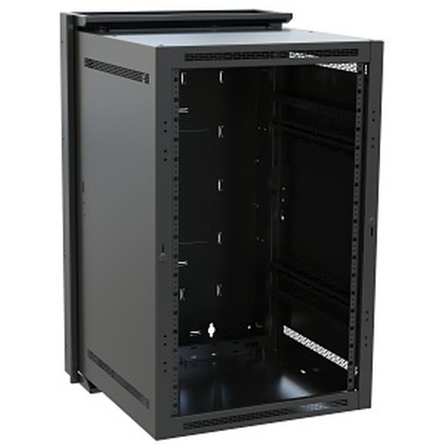 Middle Atlantic Milestone Forward 3SP Flanged Blank PNL Flat BLK