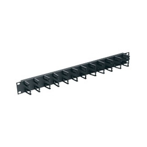 Middle Atlantic Horizontal Cable Manager 1 Rack Unit Front/Rear D-Ring