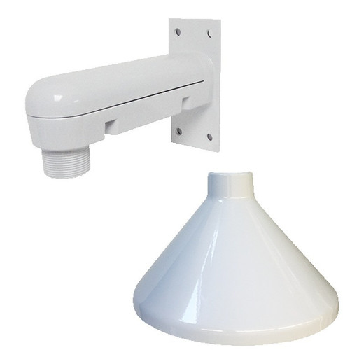 i-PRO PWM25AGS Silver Gooseneck Wall Mount