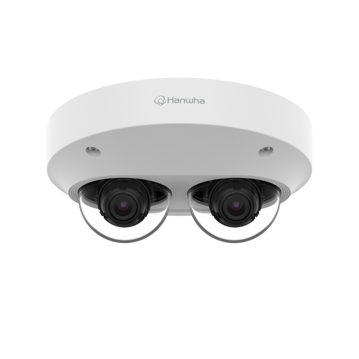 Hanwha PNM-7002VD 2MP outdoor dome IP security camera with weather-resistant housing