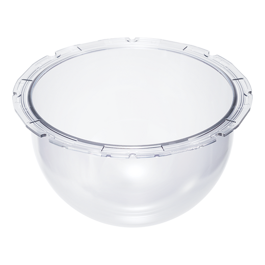i-PRO WV-QDC503CN clear dome cover for surveillance cameras, front view