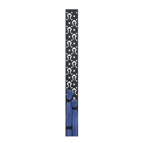 Middle Atlantic 77in. Height 3 1/4in. Width Cable Lace Strip with Tie Posts 44 Spaces - LACE-44-OP