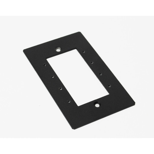 Middle Atlantic Maap Faceplate 1 Gang BLK - LBP-MAAP