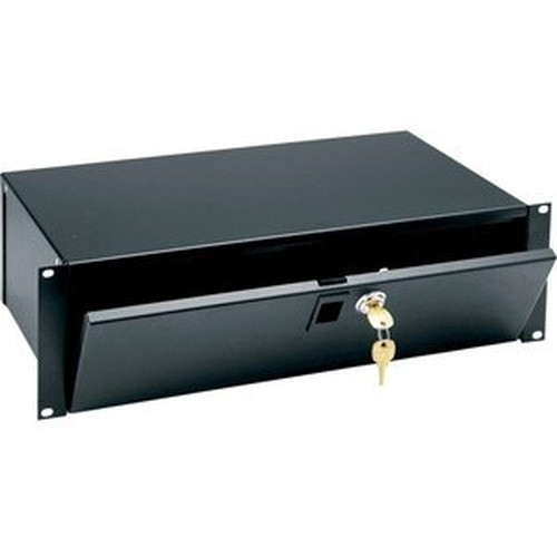 Middle Atlantic Lockbox Storage Unit 3 Spaces 9in. D