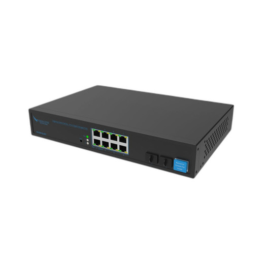 Hanwha SW10g Wisenet SKY 8-Port PoE+ Switch