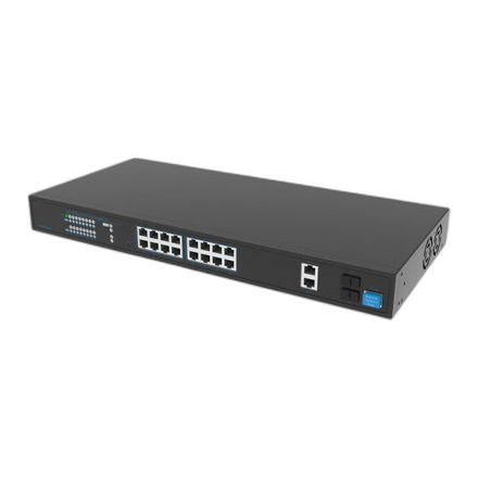 Hanwha SW20g SW20g Wisenet SKY 18-Port PoE+ Switch