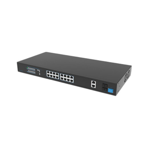 Hanwha SW20g Wisenet SKY 18-Port PoE+ Switch