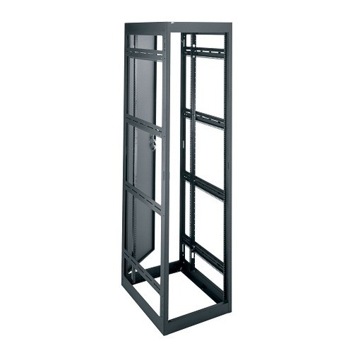 Middle Atlantic 40 Space (70in. ) 26in. Deep Gangable Rack w/ Rear Door Black Finish ***Drop Ship Only***