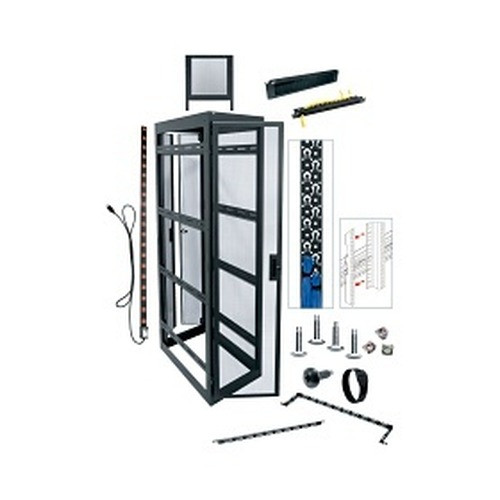 Middle Atlantic Rack - Includes Lace-op Lacer Strip, 4 Straight & 2 Offset Lacer Bars, 12 Velcro