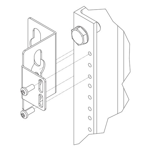 Vertiv Pair OF Mounting Brackets 4P AND Glrr