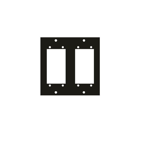 Middle Atlantic AC8104 Plate FOR 2 Duplex - P8104-2DP