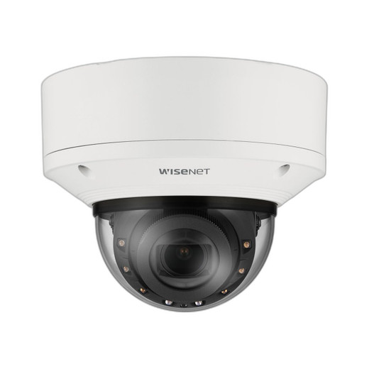 Hanwha XNV-8093R 6MP Outdoor AI IR Vandal Dome Camera