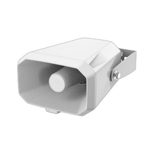 Hanwha SPA-H100W IP Horn Speaker 124dB PoE