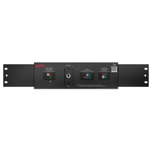 APC by Schneider Electric Secure UPS Service Bypass Unit 30A 120V Rack Mount 2U - XS30ALLXXR2
