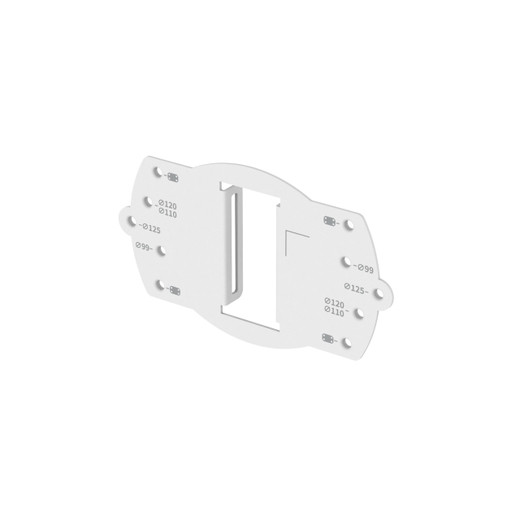 Hanwha SBD-140PMB White Pole Mount Base