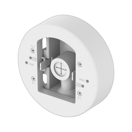 Hanwha SBD-140PMW Pole Mount Base White