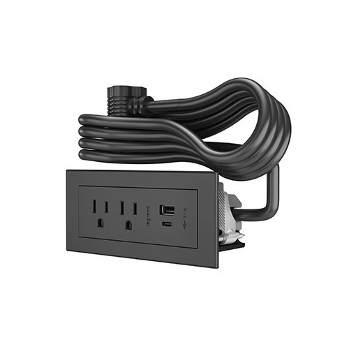 Middle Atlantic Radiant FPC USB A/c 10FT BK - RDZCBK10