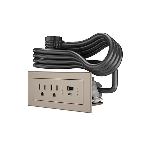 Middle Atlantic Radiant FPC USB A/c 10FT NI - RDZCNI10