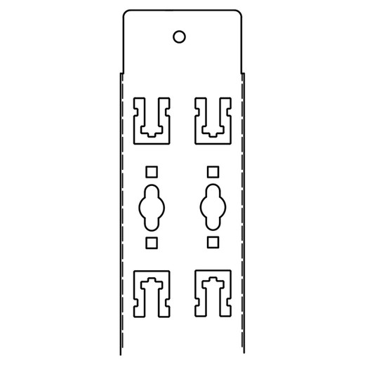 Vertiv Vertical Cable BAR 45U 4.4IN Wide EZ - VCBDW-45EZ