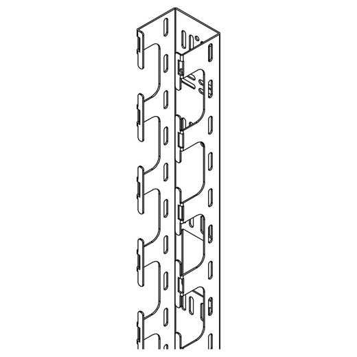 Vertiv Vertical Cable Trough 68 in H X 3 in W - VCT-84
