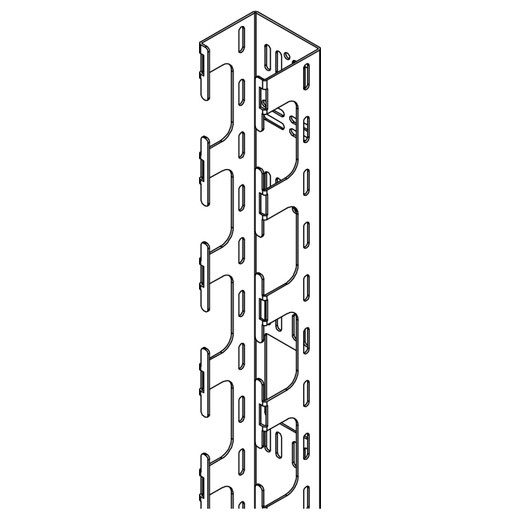 Vertiv Vertical Cable Trough 76 in H X 3 in W - VCT-91