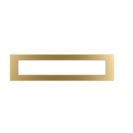 Middle Atlantic 6 Gang Trim Plate Brass - TRIM6-BR