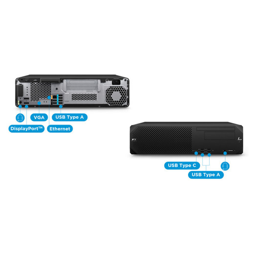 HP Inc A1NU2UT#ABA NEW HP Z2 G9 WORKSTATION SFF INTEL I7 14700 16GB 512 GB PCIE GBE NVIDIA T400 4G