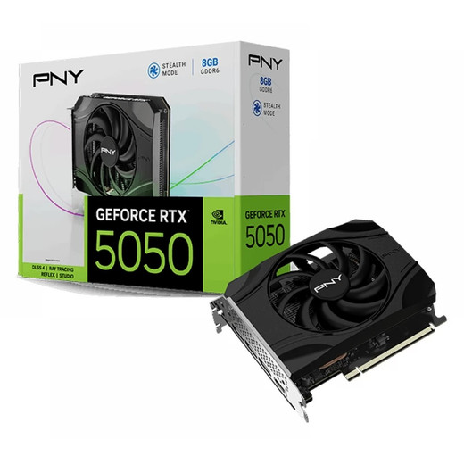 PNY VCG50508SFXPB1 Geforce RTX 5050 8GB Single FAN Graphics Card